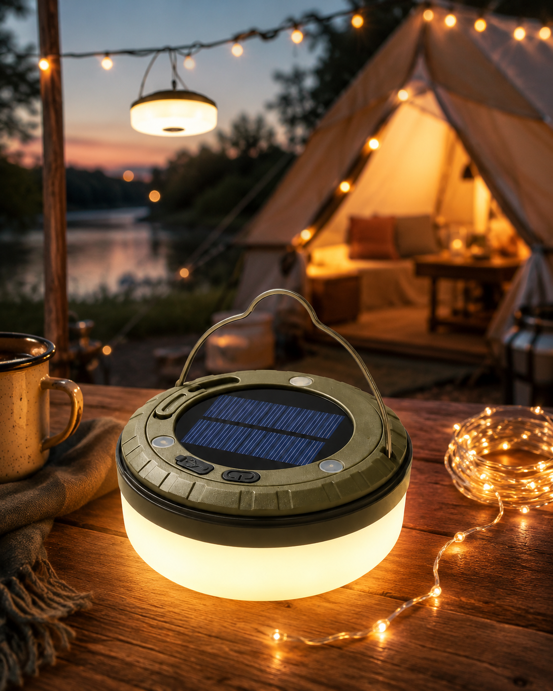Ember Trail Solar Camp Light mobile hero shot