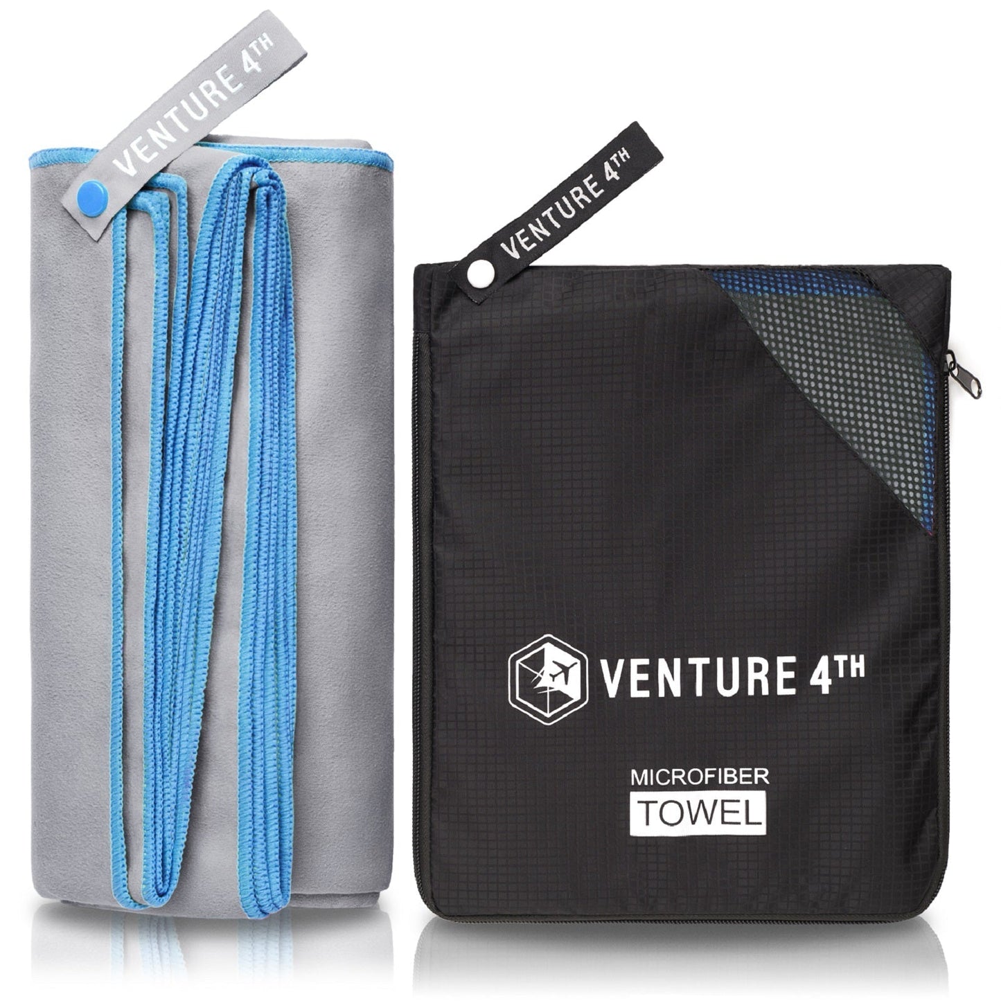 VENTURE 4TH quick-dry microfiber camp towel — included in the Camp Reset Kit