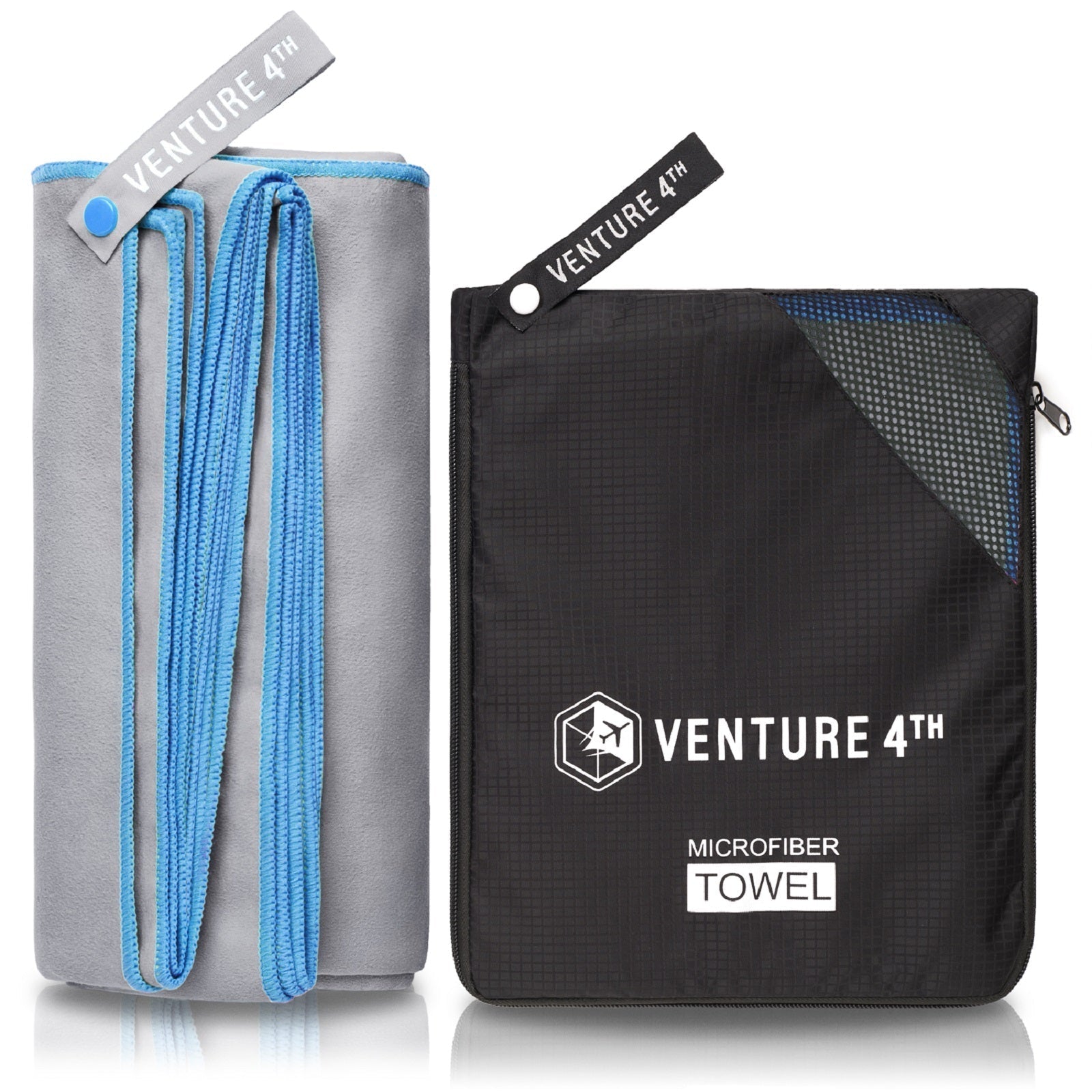 VENTURE 4TH quick-dry microfiber camp towel — included in the Camp Reset Kit