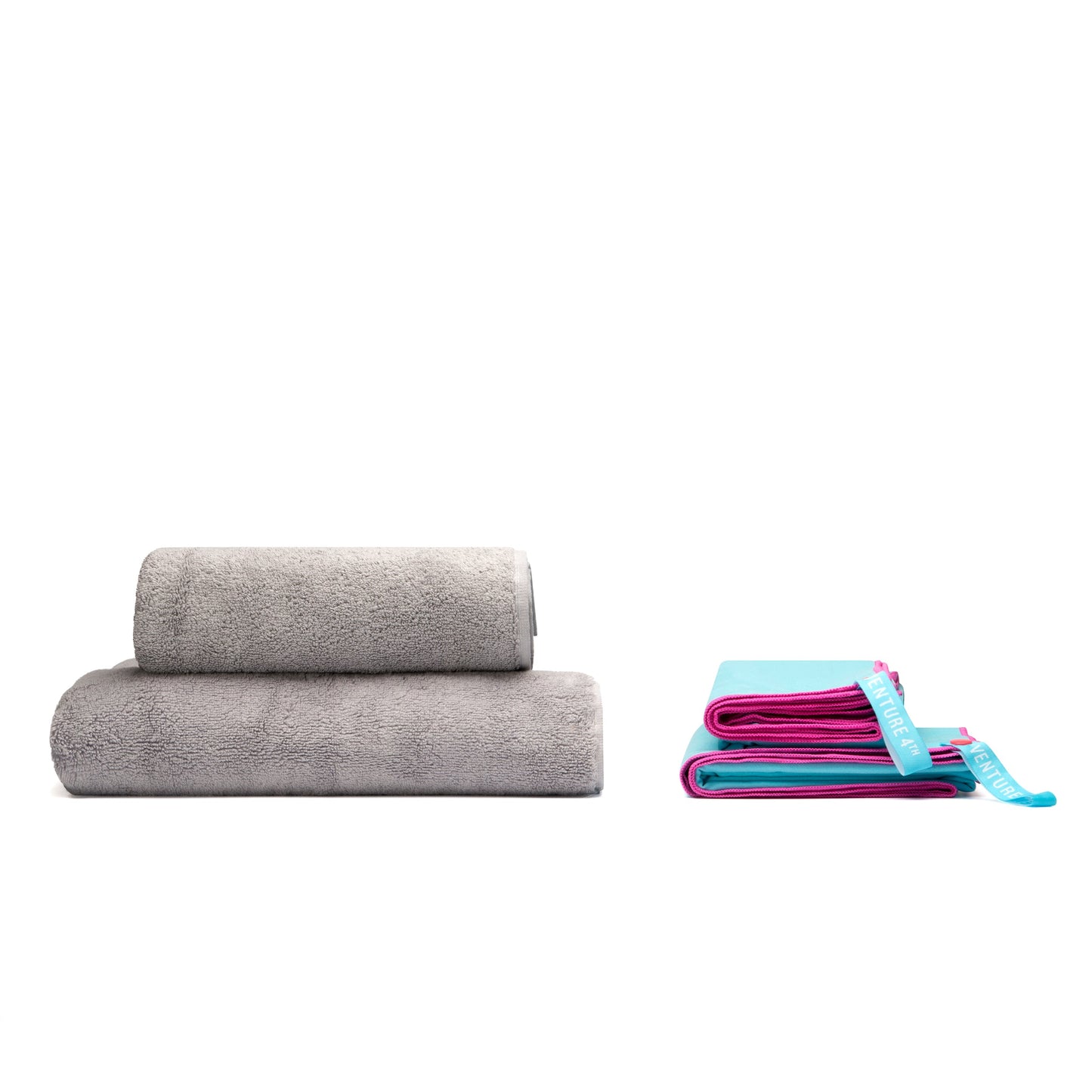 VENTURE 4TH quick-dry microfiber towel in use outdoors