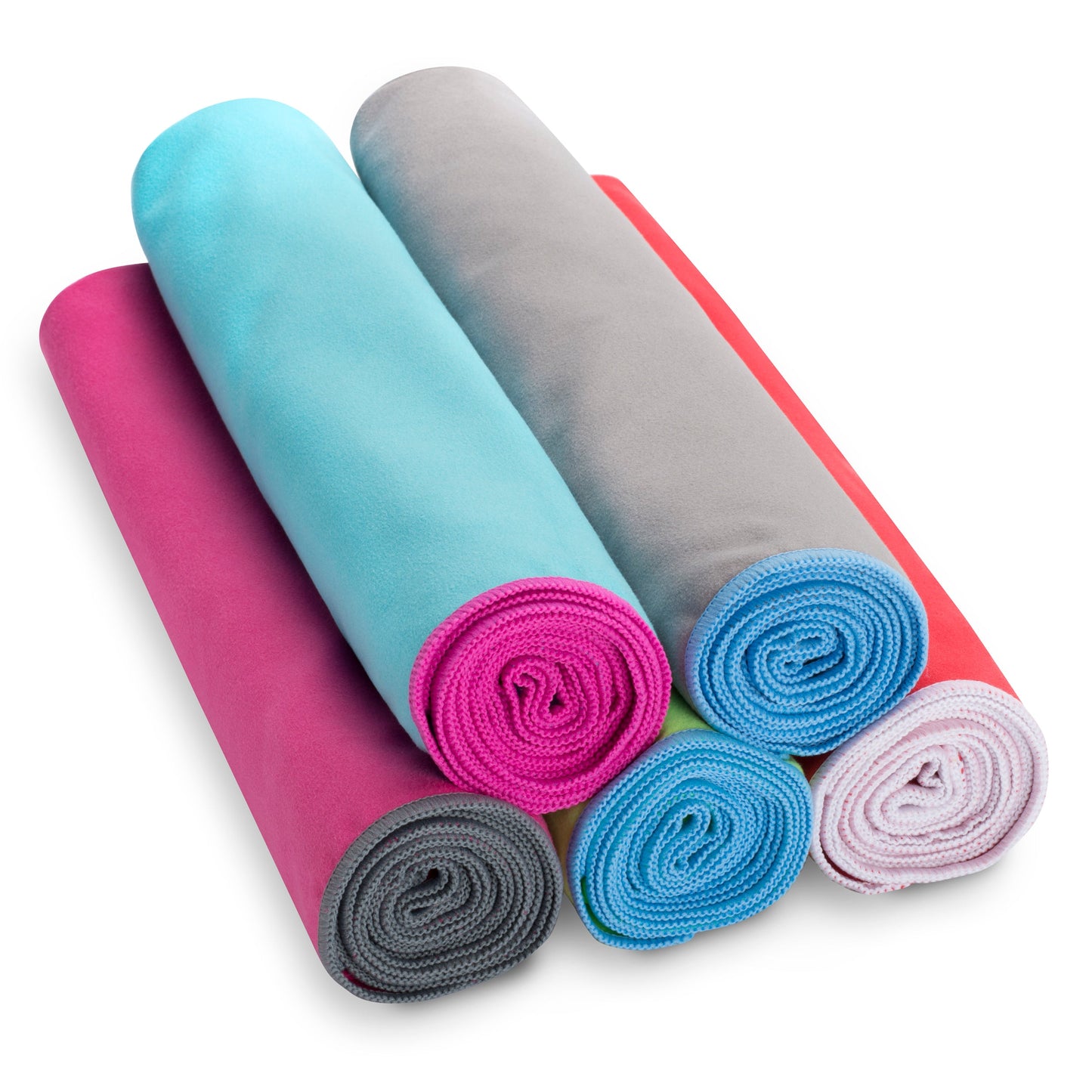 VENTURE 4TH microfiber towels folded and stacked