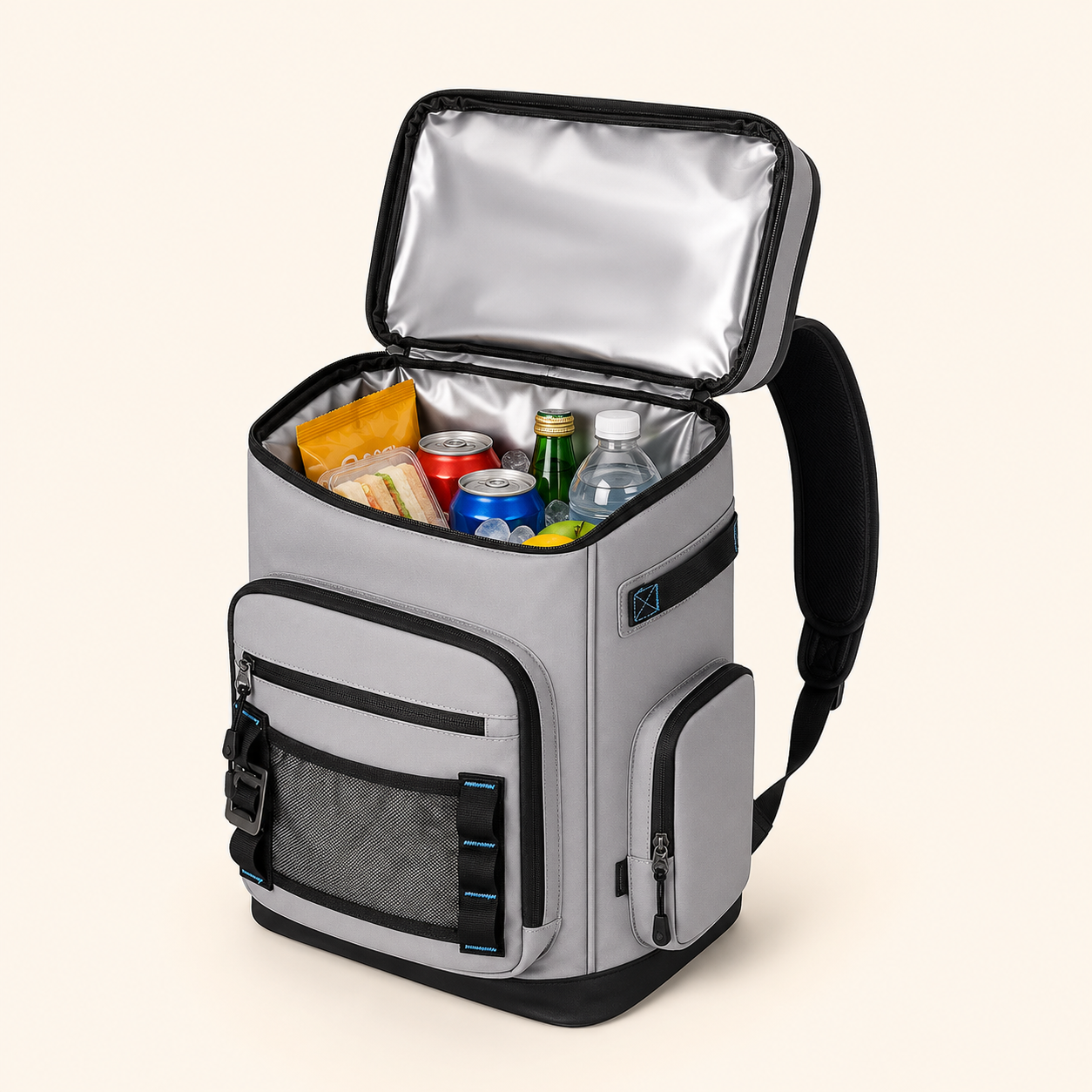 Basecamp 30L Cooler Backpack open interior