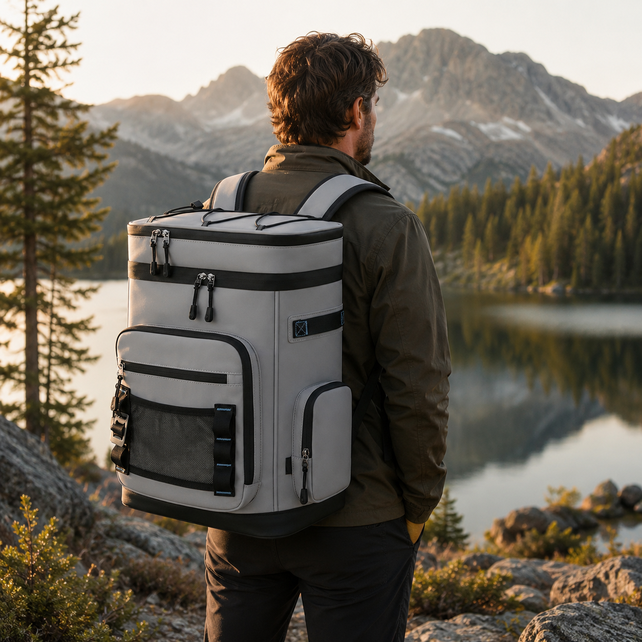 Basecamp 30L Cooler Backpack mountain lifestyle