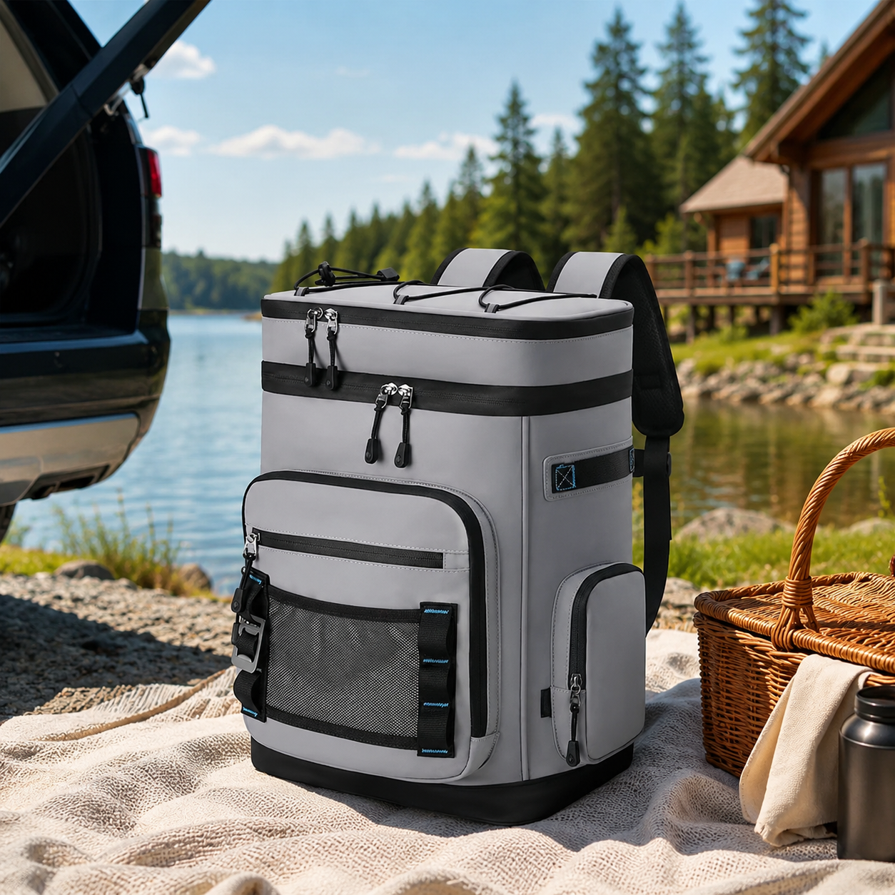 Basecamp 30L Cooler Backpack store lifestyle hero