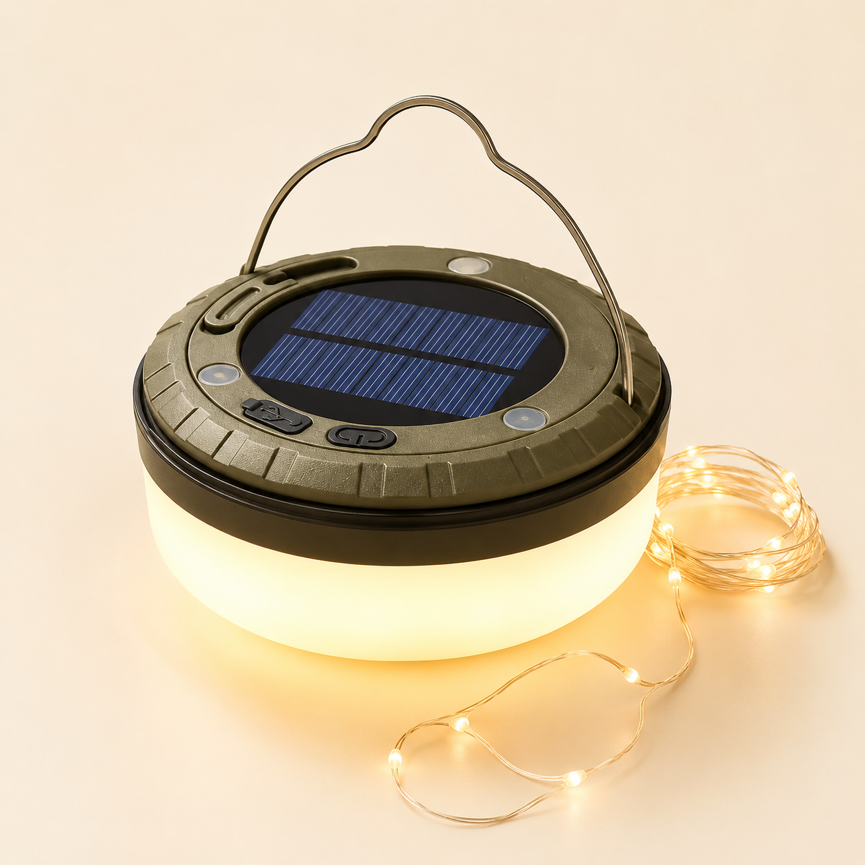 Ember Trail Solar Camp Light — main product shot