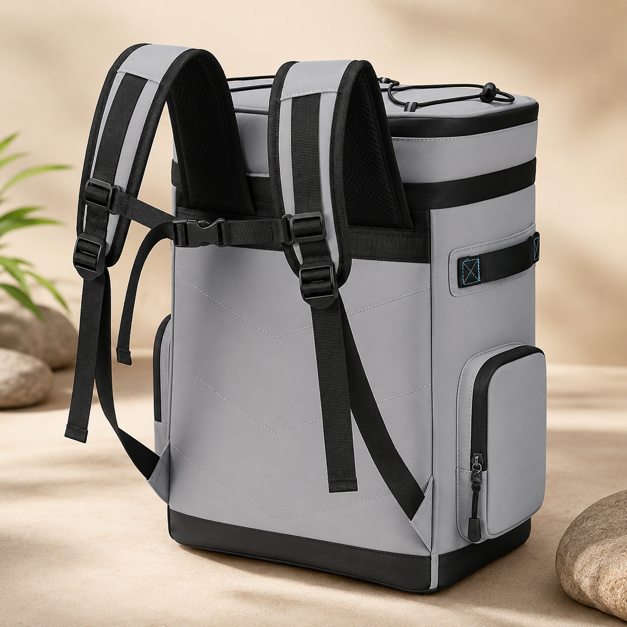 Basecamp 30L Cooler Backpack rear strap view