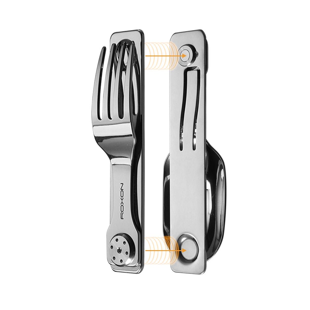 ROXON folding camp cutlery folded closed
