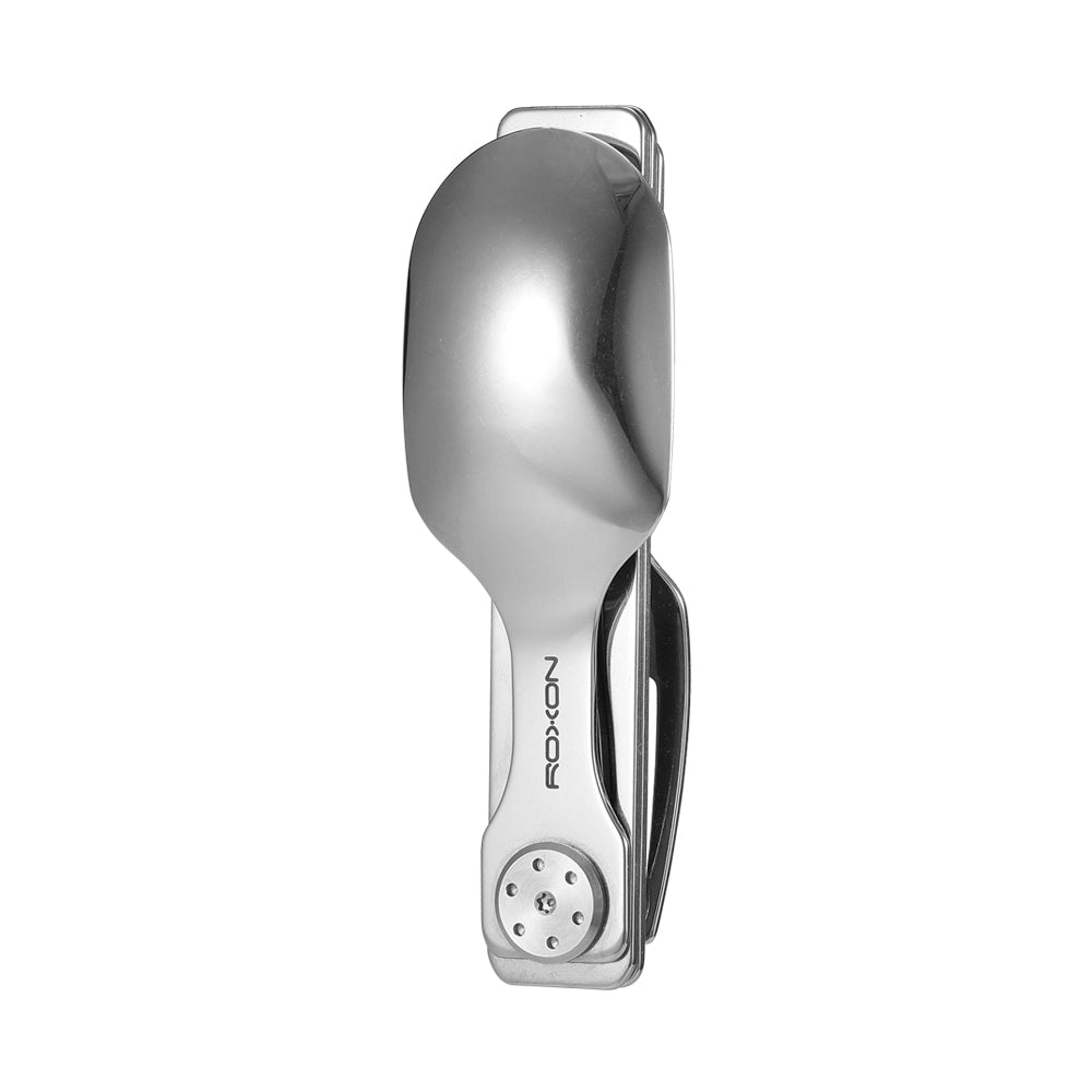 ROXON folding camp cutlery, magnetic lock detail