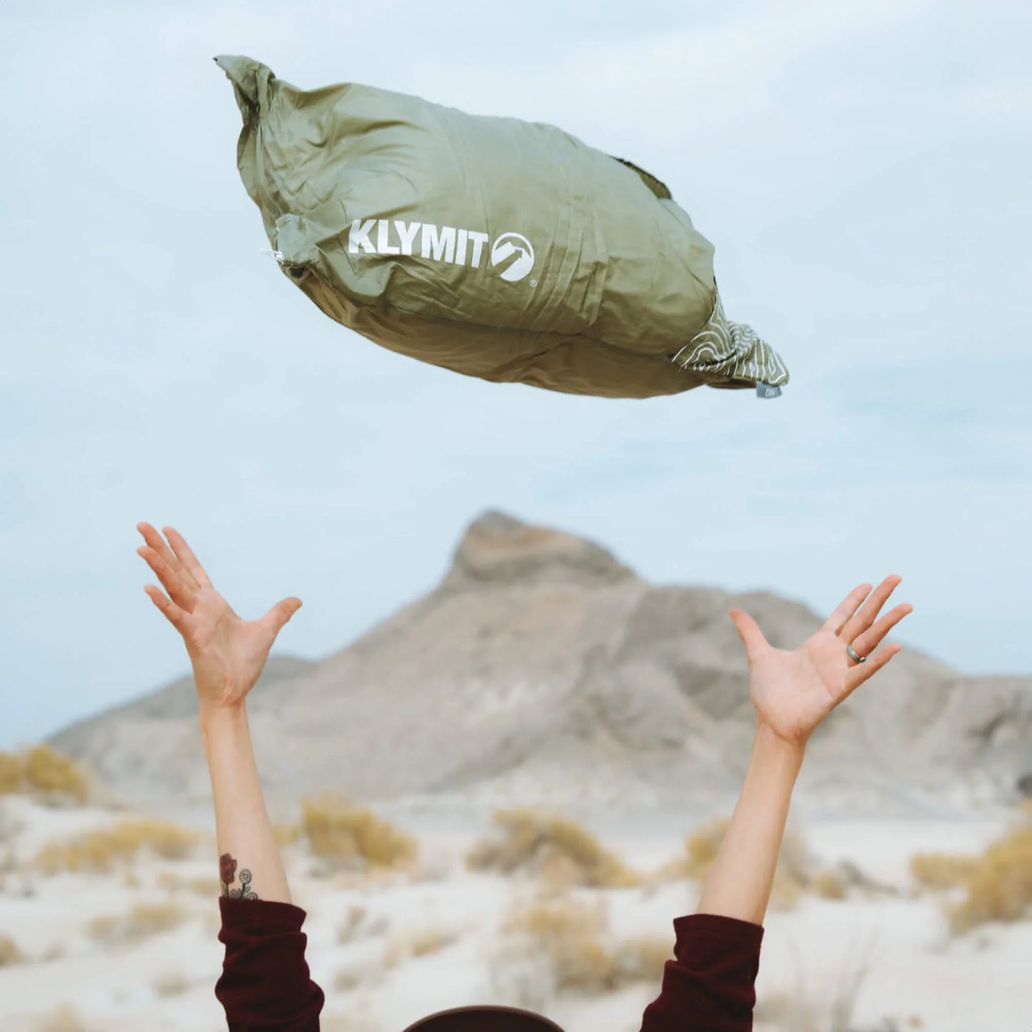 Klymit Drift Summit camp pillow, front view