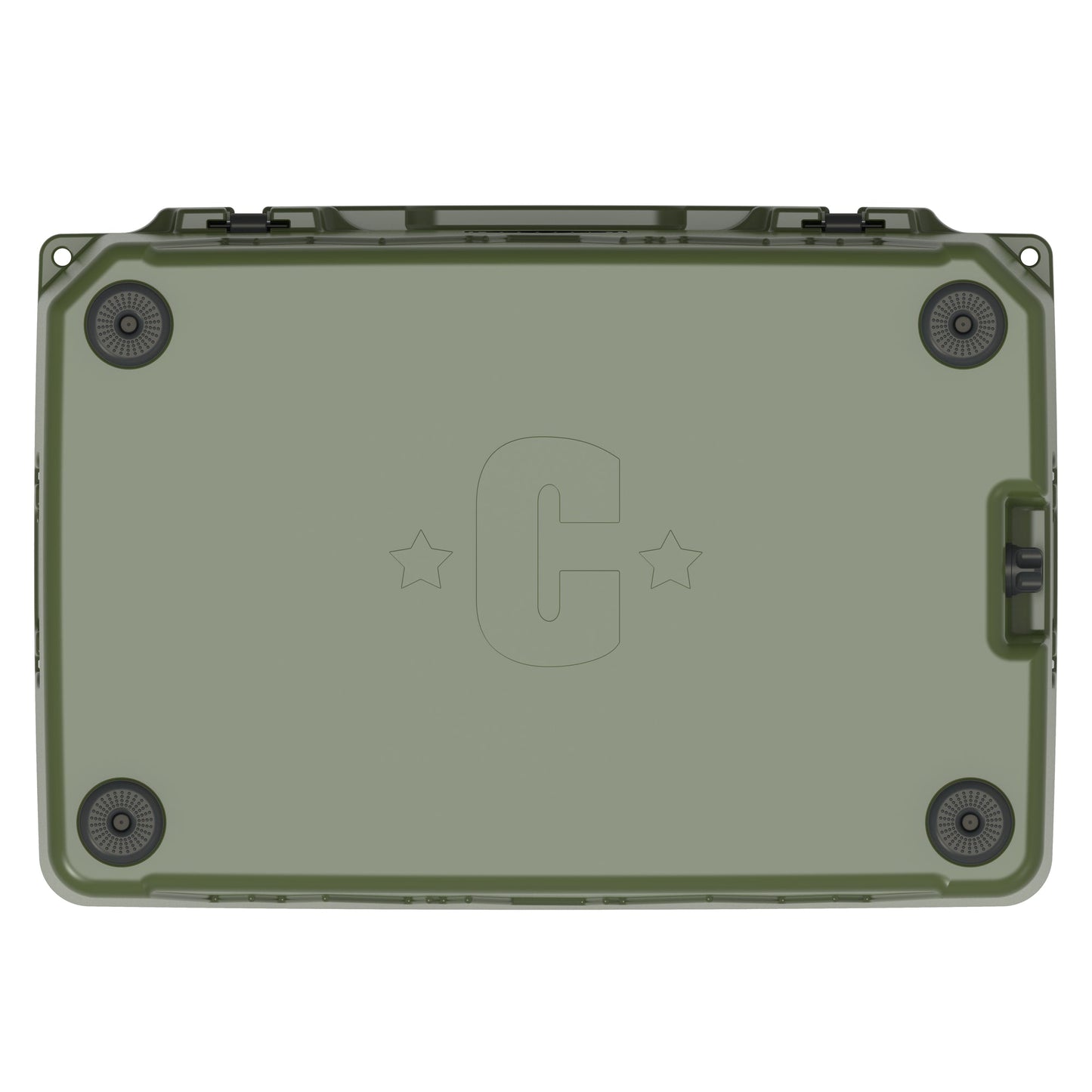 Cordova 65 QT Basecamp Class rotomolded hard cooler in Rogue