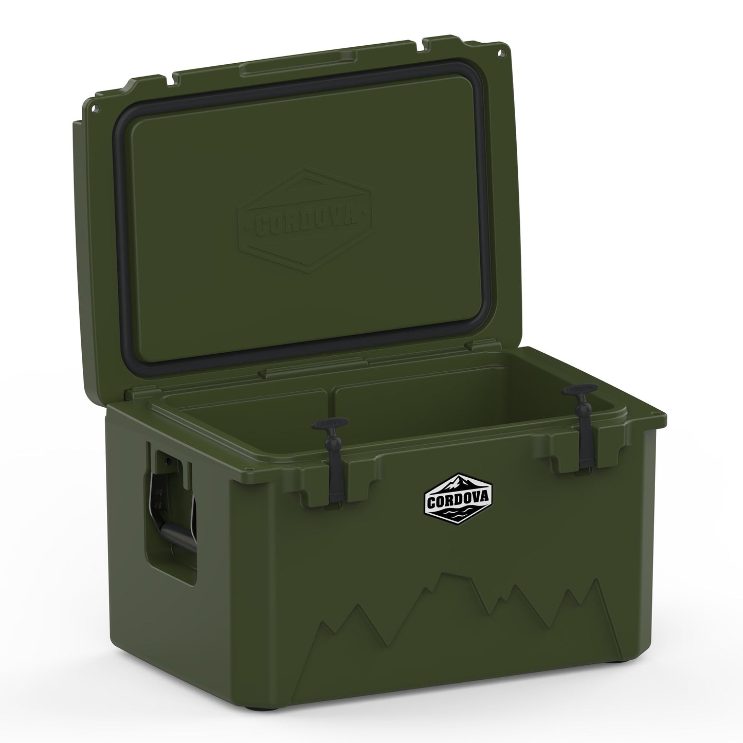 Cordova 65 QT Basecamp Class rotomolded hard cooler in Rogue