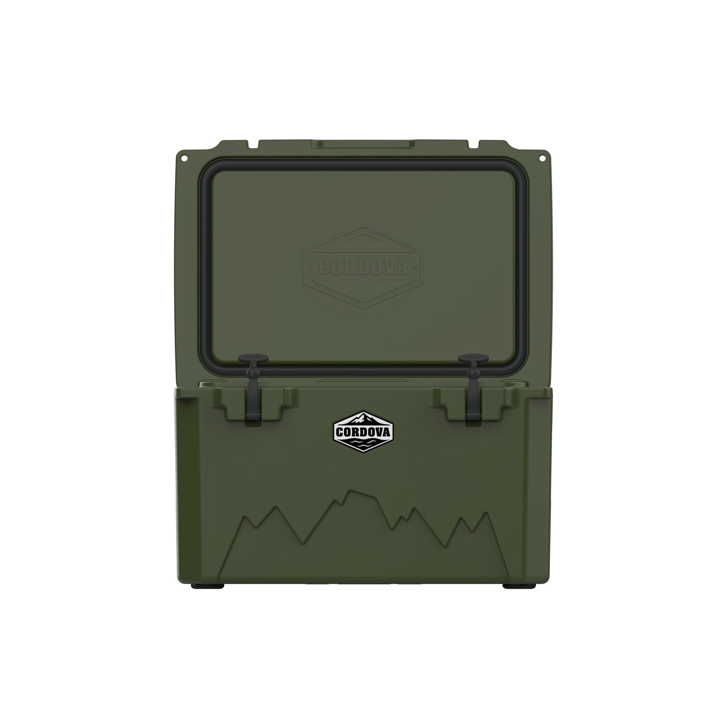 Cordova 65 QT Basecamp Class rotomolded hard cooler in Rogue