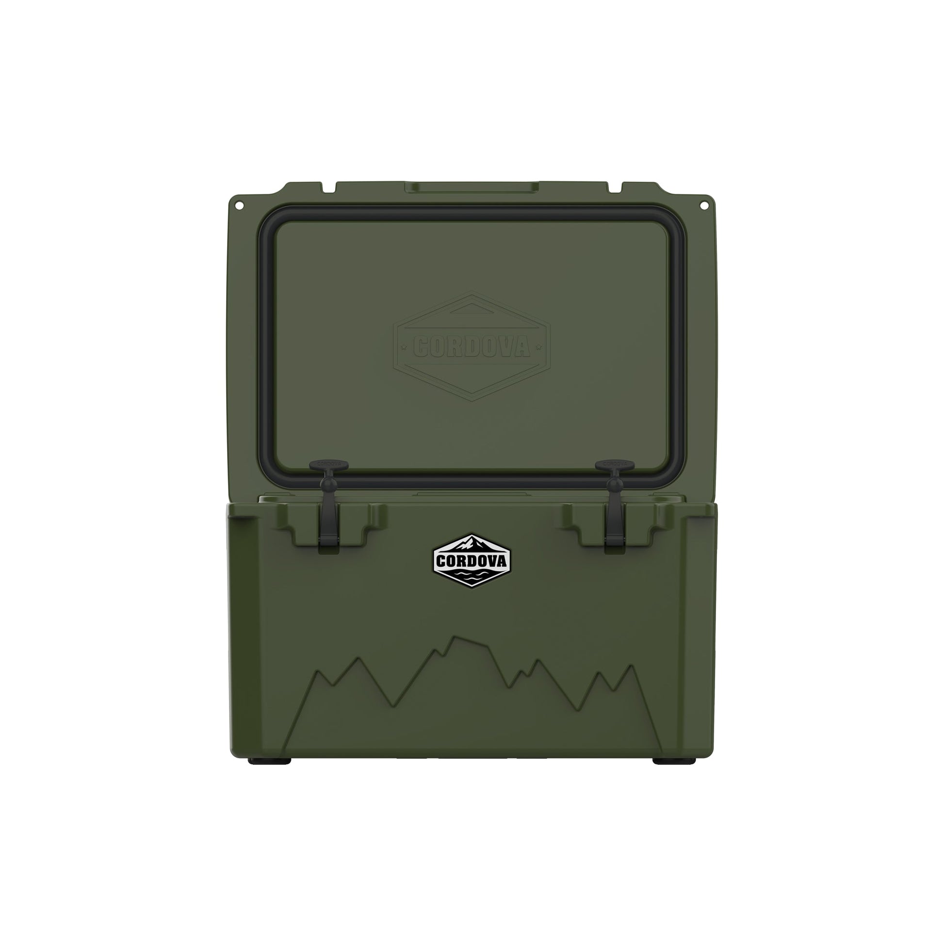 Cordova 65 QT Basecamp Class rotomolded hard cooler in Rogue