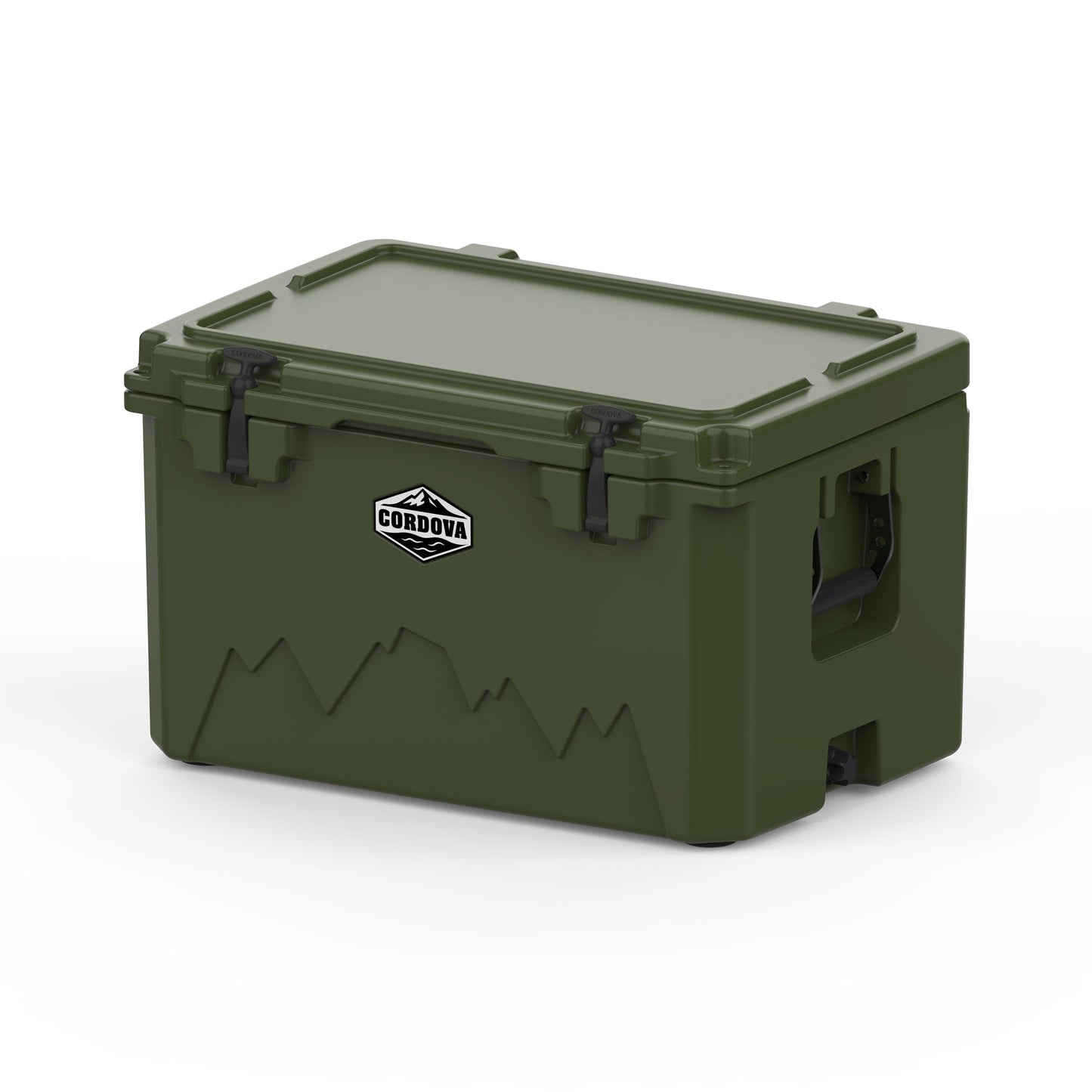 Cordova 65 QT Basecamp Class rotomolded hard cooler in Rogue