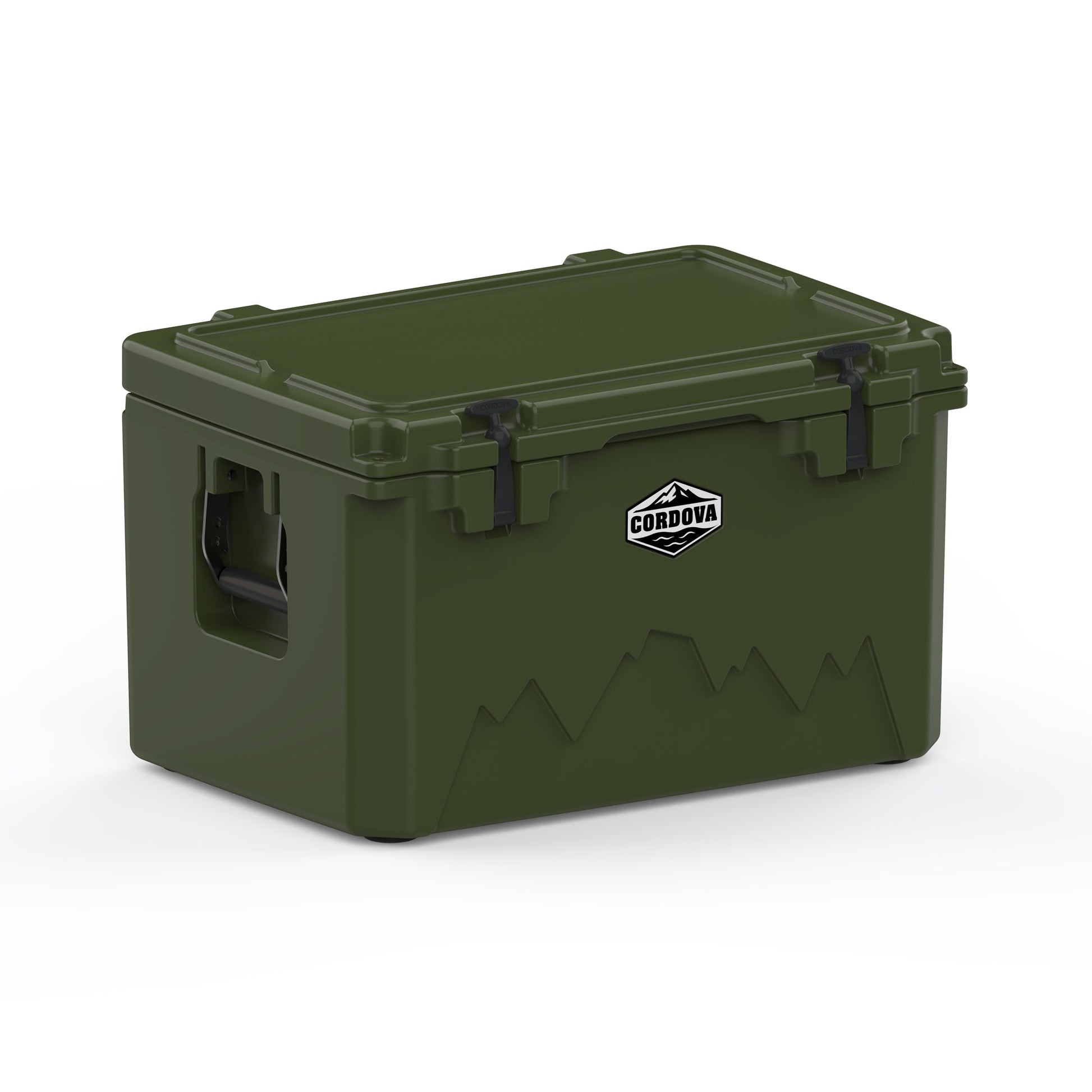 Cordova 65 QT Basecamp Class rotomolded hard cooler in Rogue