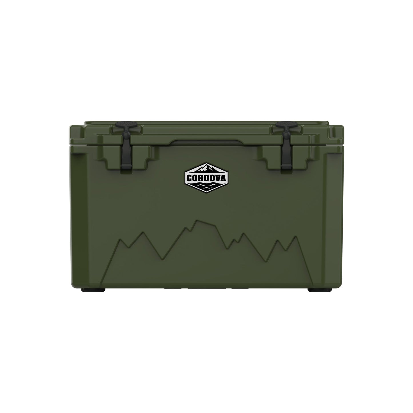 Cordova 65 QT Basecamp Class rotomolded hard cooler in Rogue