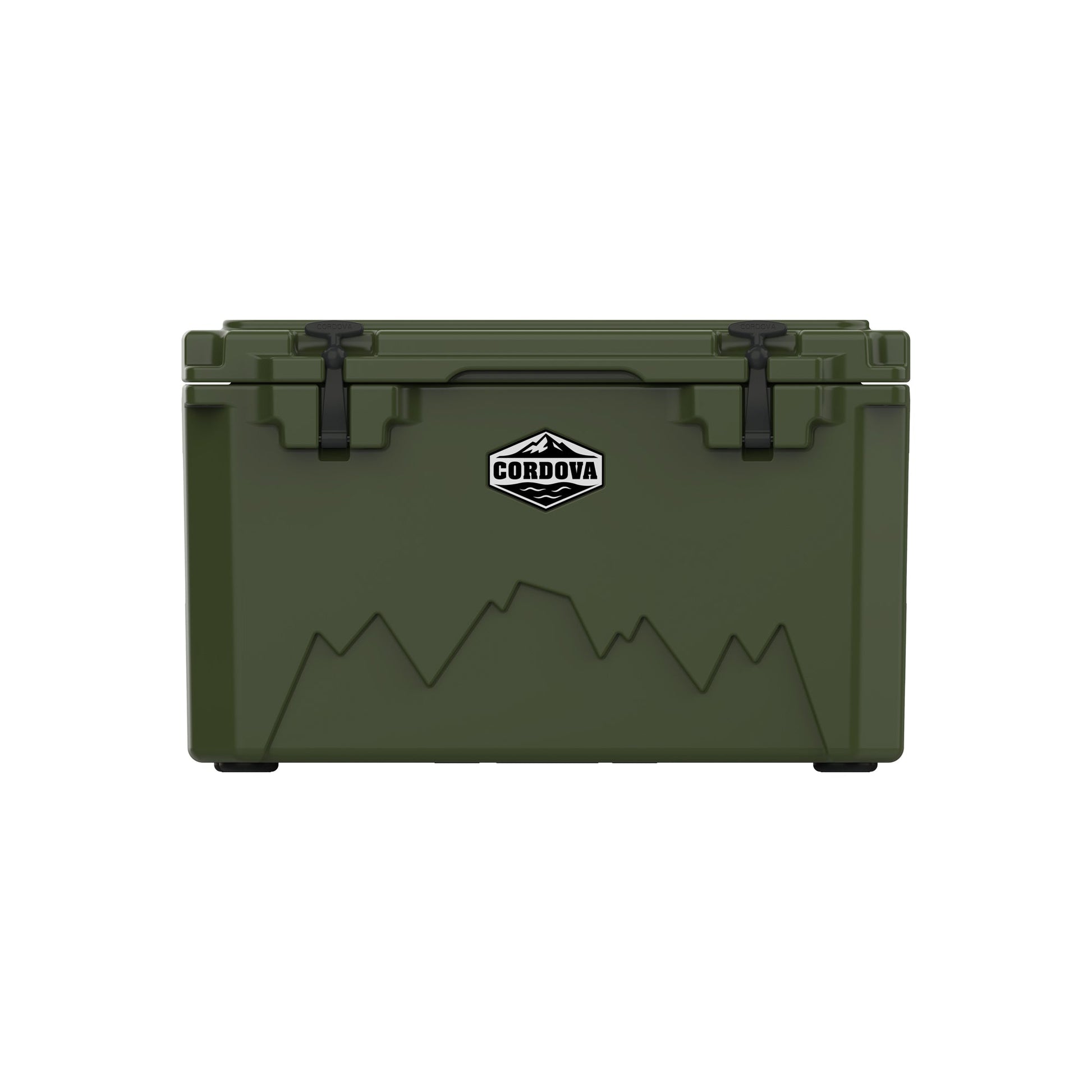 Cordova 65 QT Basecamp Class rotomolded hard cooler in Rogue