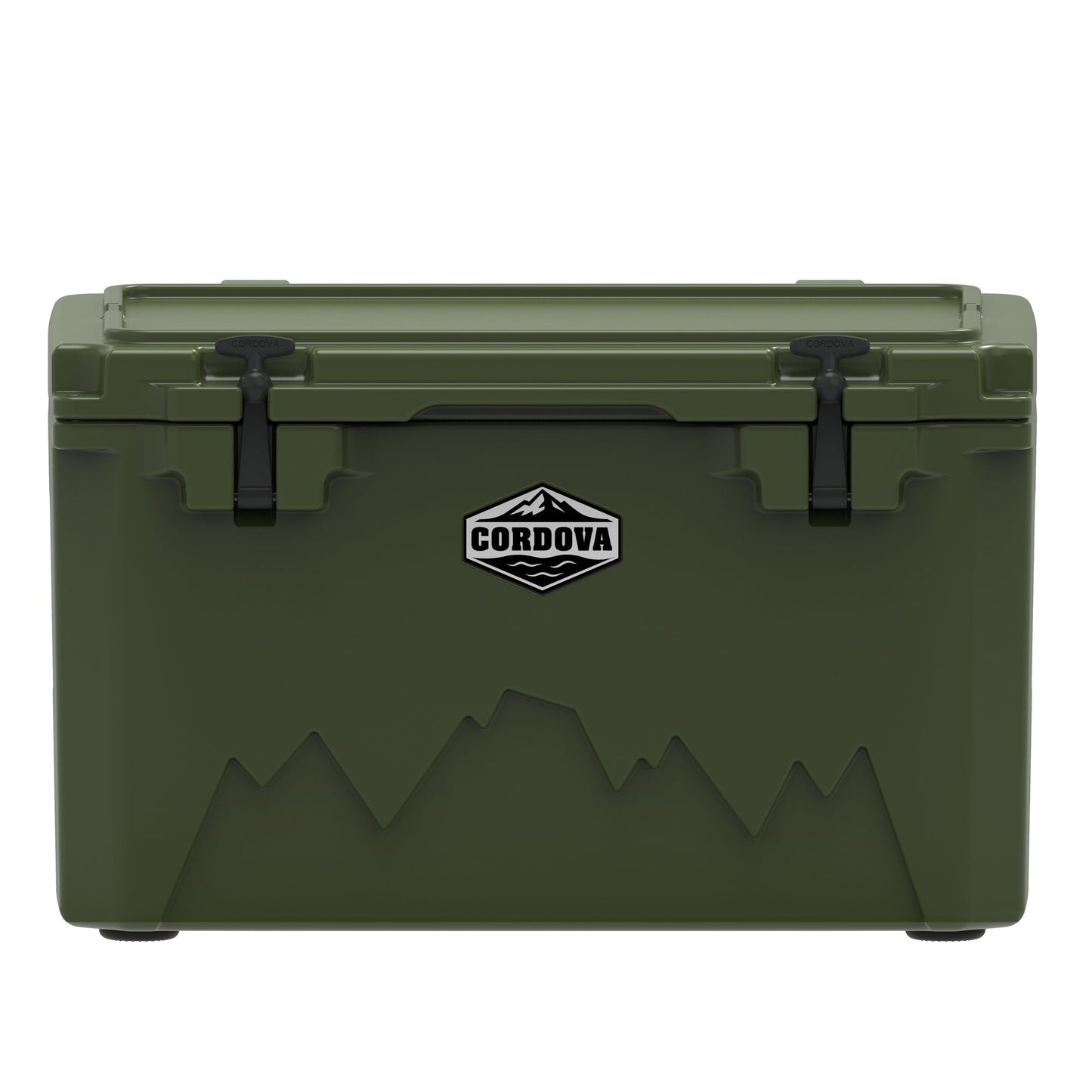 Cordova 65 QT Basecamp Class rotomolded hard cooler in Rogue