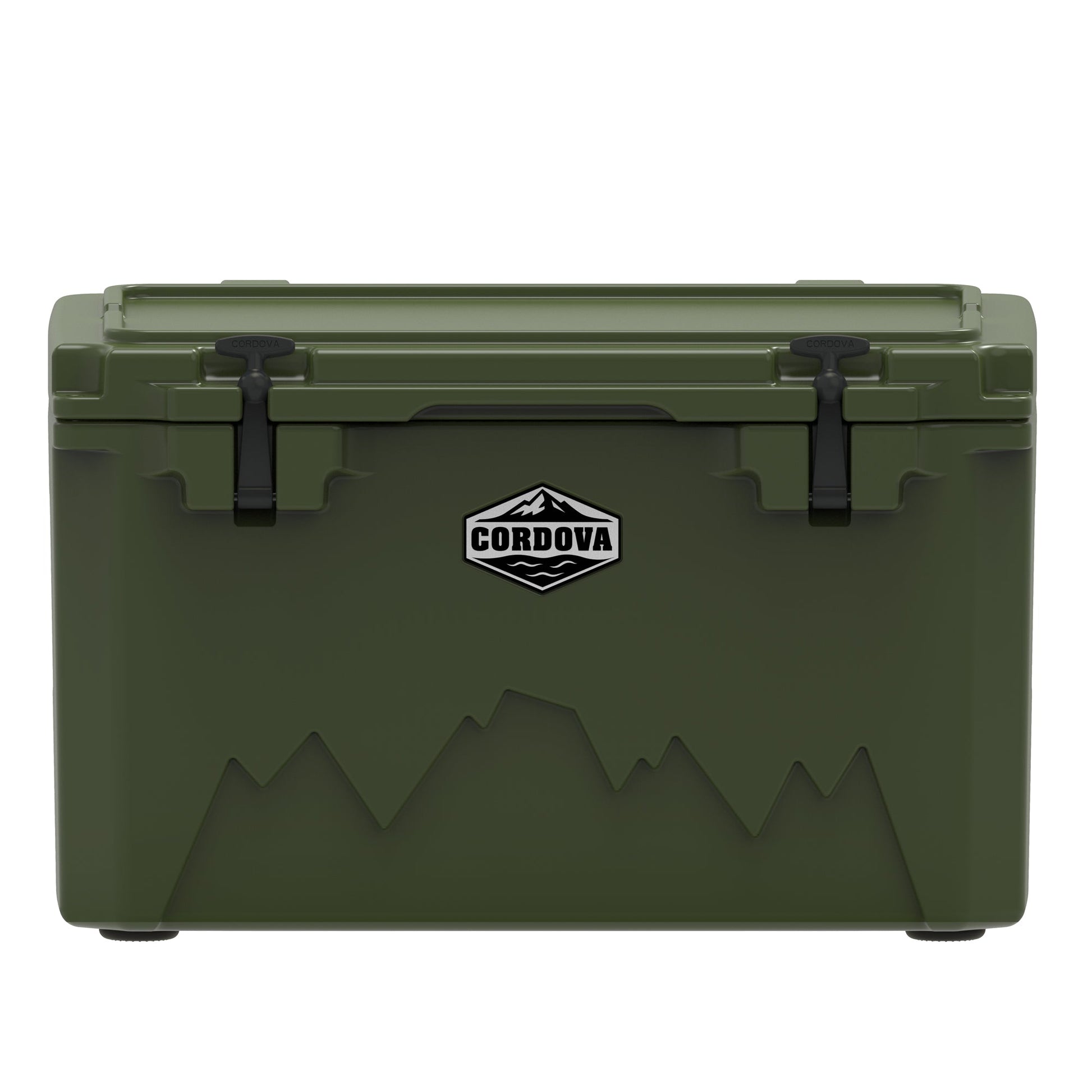 Cordova 65 QT Basecamp Class rotomolded hard cooler in Rogue