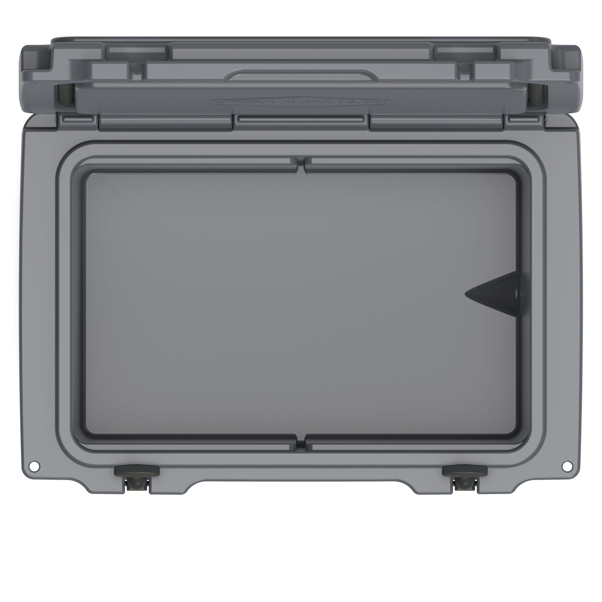 Cordova 65 QT Basecamp Class rotomolded hard cooler in Scree