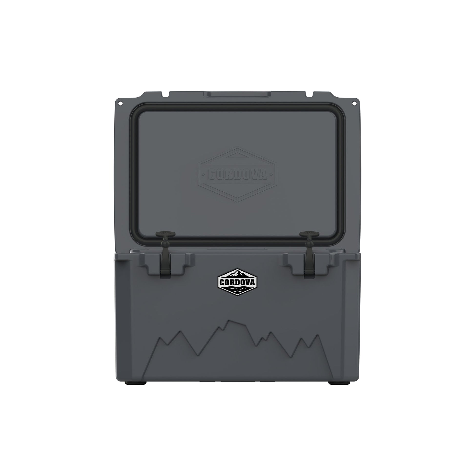 Cordova 65 QT Basecamp Class rotomolded hard cooler in Scree