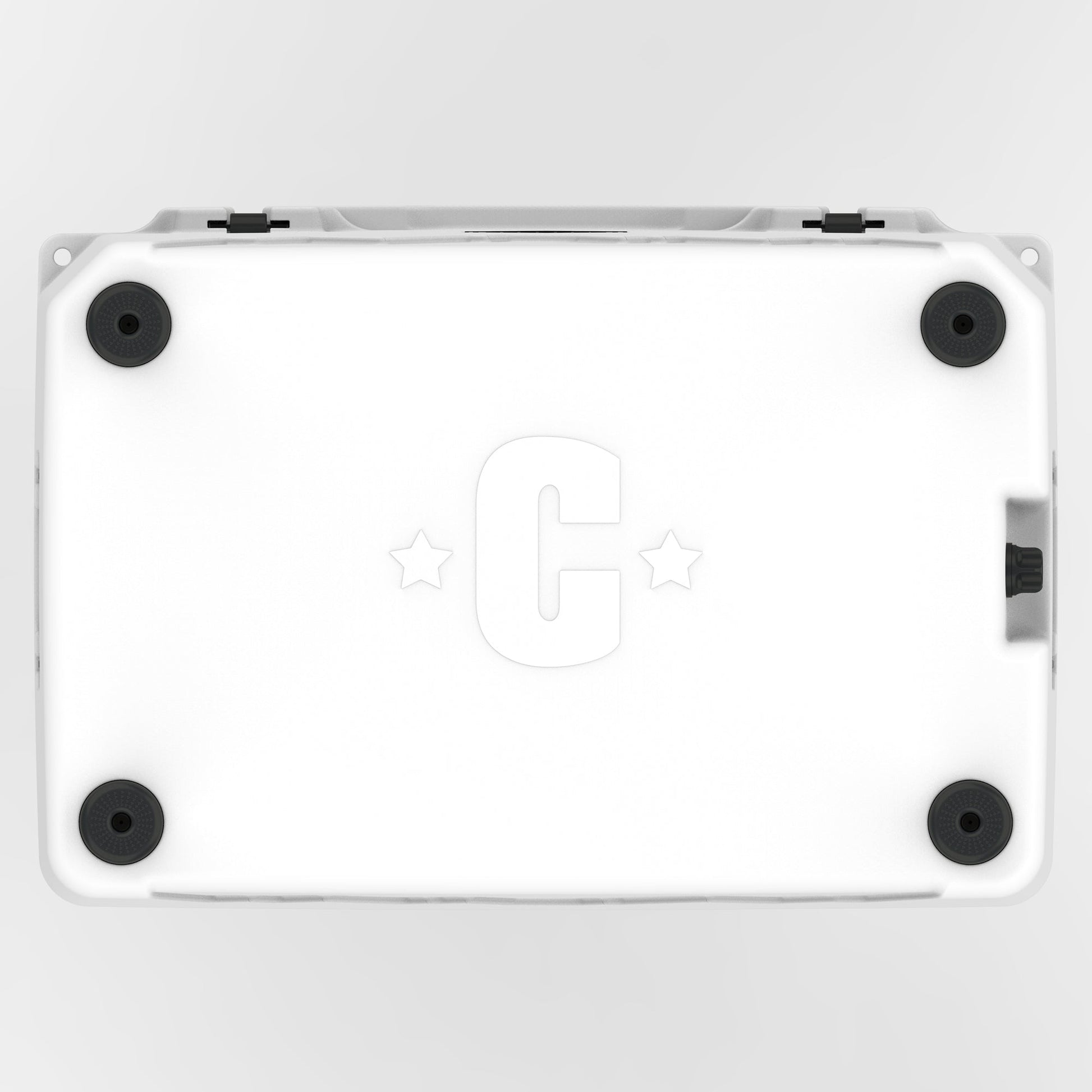 Cordova 65 QT Basecamp Class rotomolded hard cooler in Snowcap