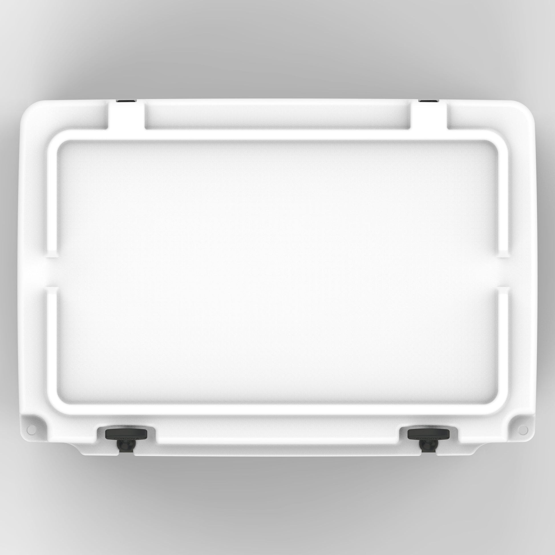 Cordova 65 QT Basecamp Class rotomolded hard cooler in Snowcap
