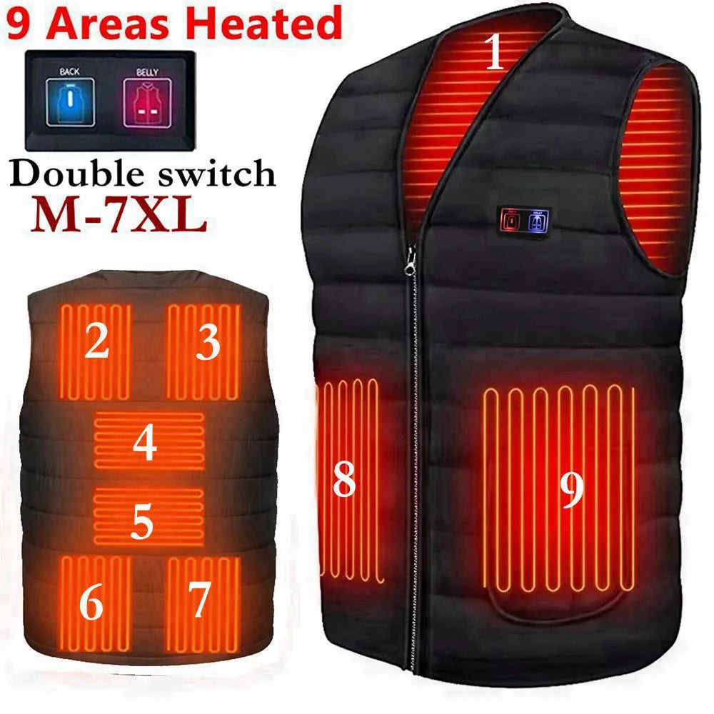Summit Heat Heated Vest — USB Rechargeable, 5 or 9 Zone
