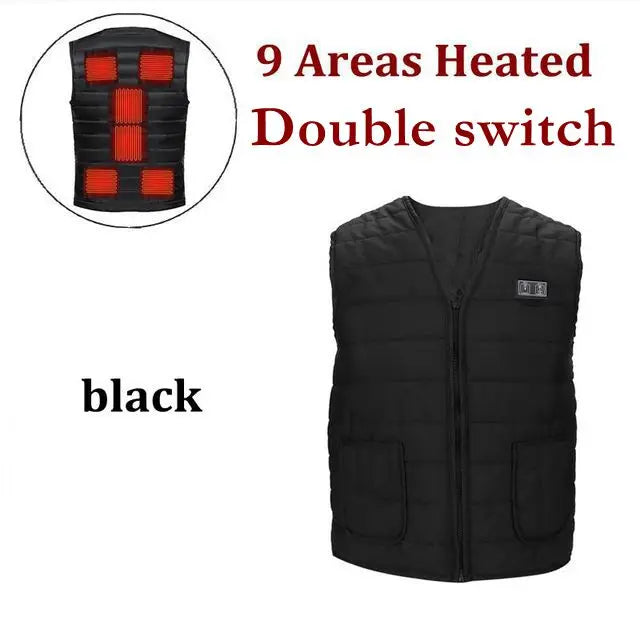 Summit Heat Heated Vest — USB Rechargeable, 5 or 9 Zone