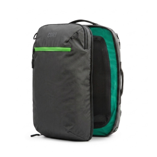 COR Surf Island Hopper 2.0 waterproof travel pack in matte black, 28L