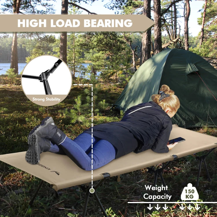 Summit Rest Oxford camp cot, folding camp bed with carry bag — view 6