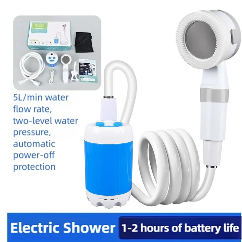 Ember Flow Portable Camp Shower — Temperature Display