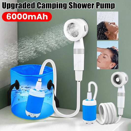 Ember Flow Portable Camp Shower — Temperature Display