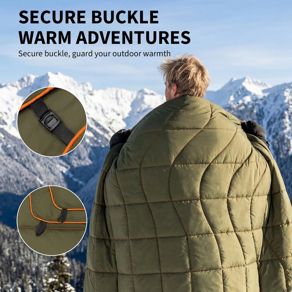 Emberfall Puffer Camp Blanket — Packable & Water-Repellent