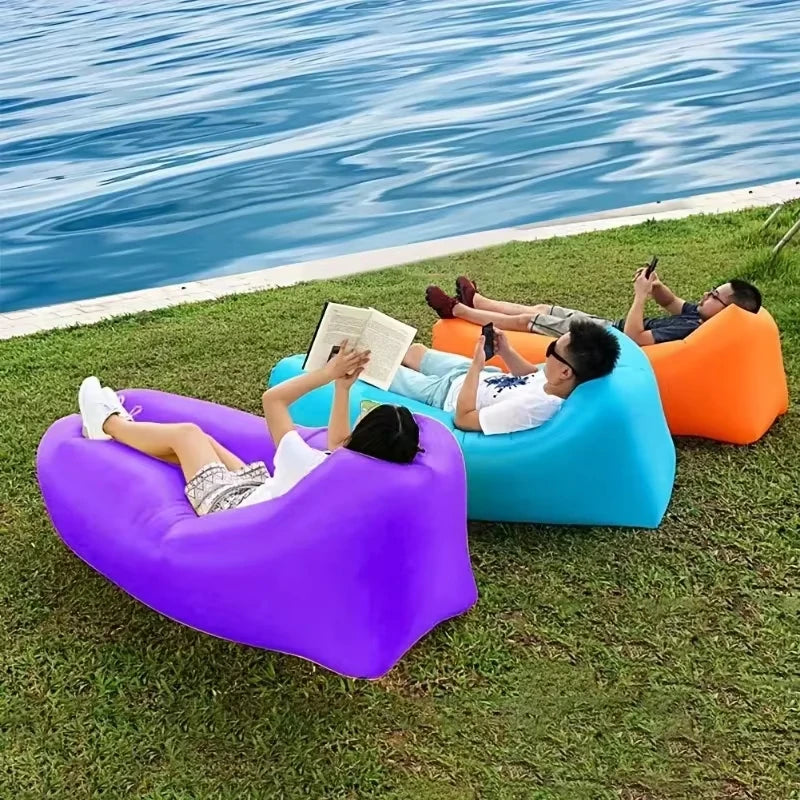 Starlight Air Lounger — Pump-Free Inflatable Couch