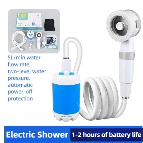 Ember Flow Portable Camp Shower — Temperature Display
