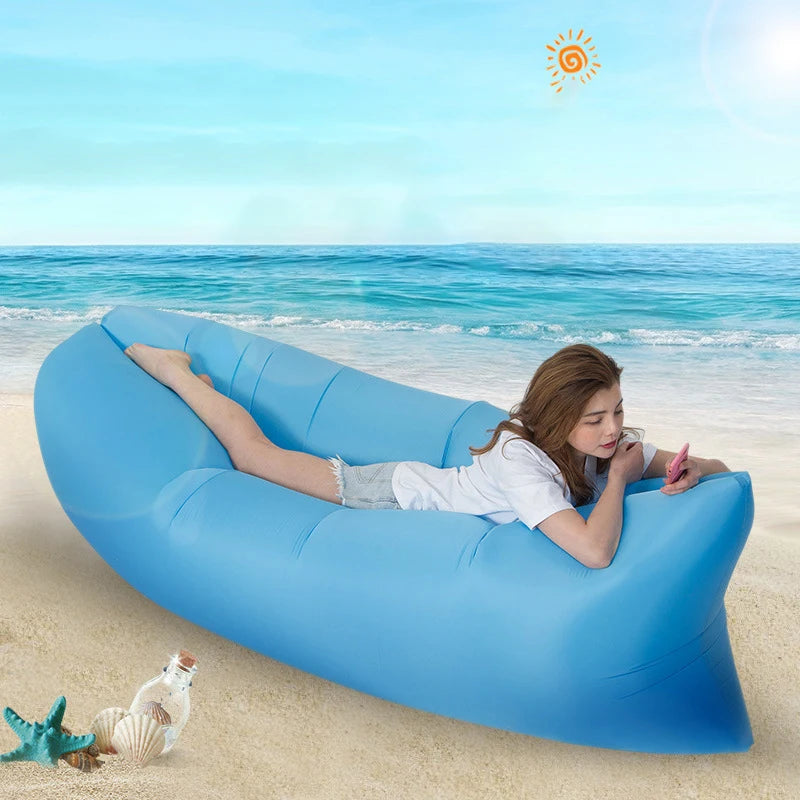 Starlight Air Lounger — Pump-Free Inflatable Couch
