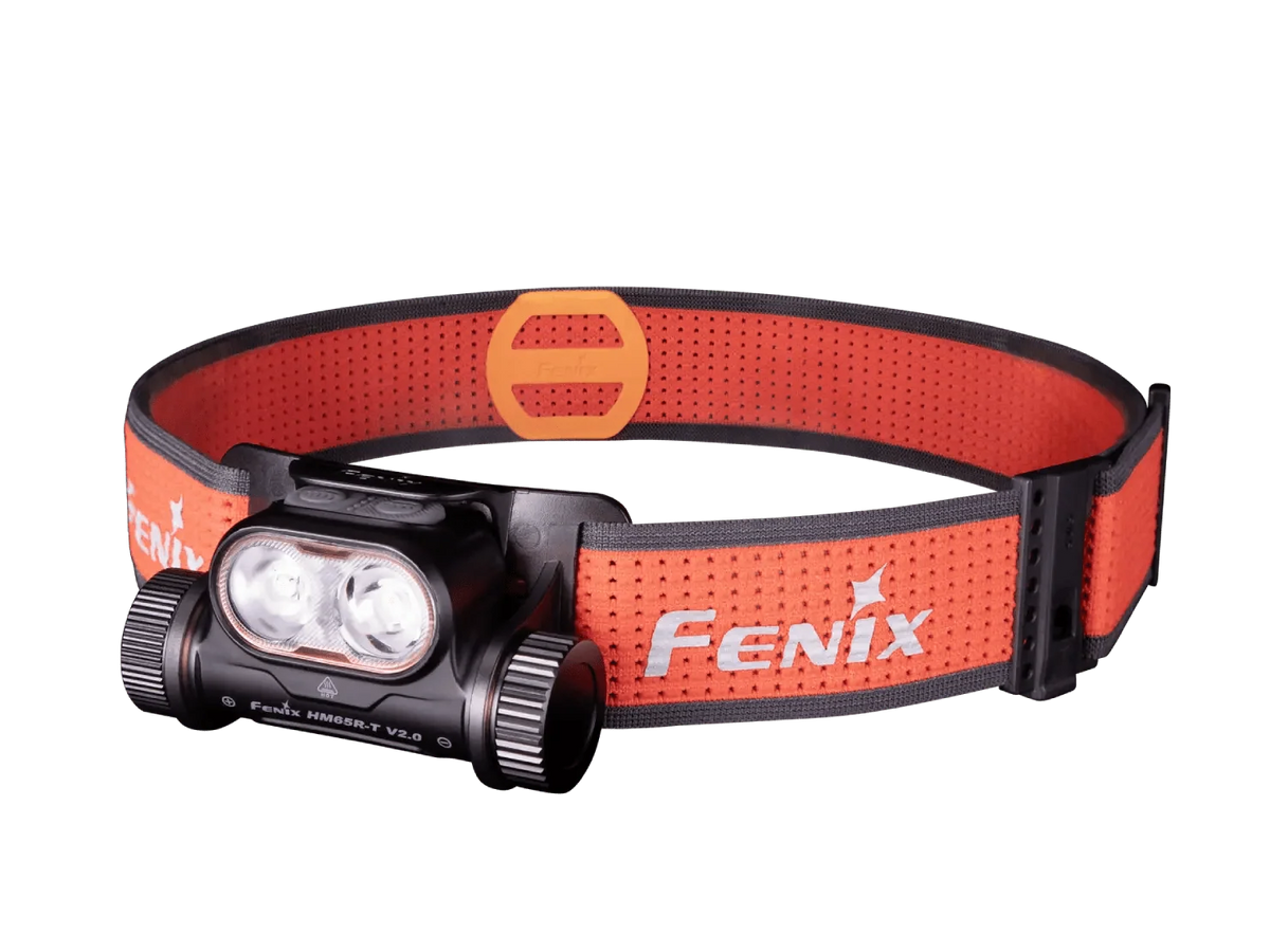 Fenix HM65R-T V2 rechargeable trail running headlamp in Black