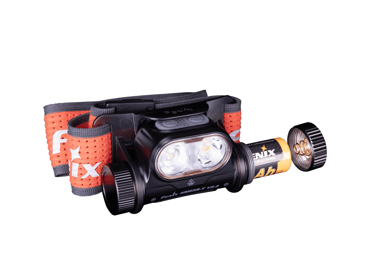 Fenix HM65R-T V2 rechargeable trail running headlamp, product detail view