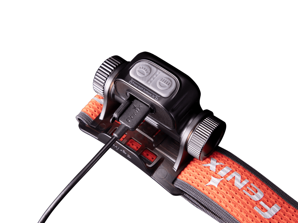 Fenix HM65R-T V2 rechargeable trail running headlamp, product detail view