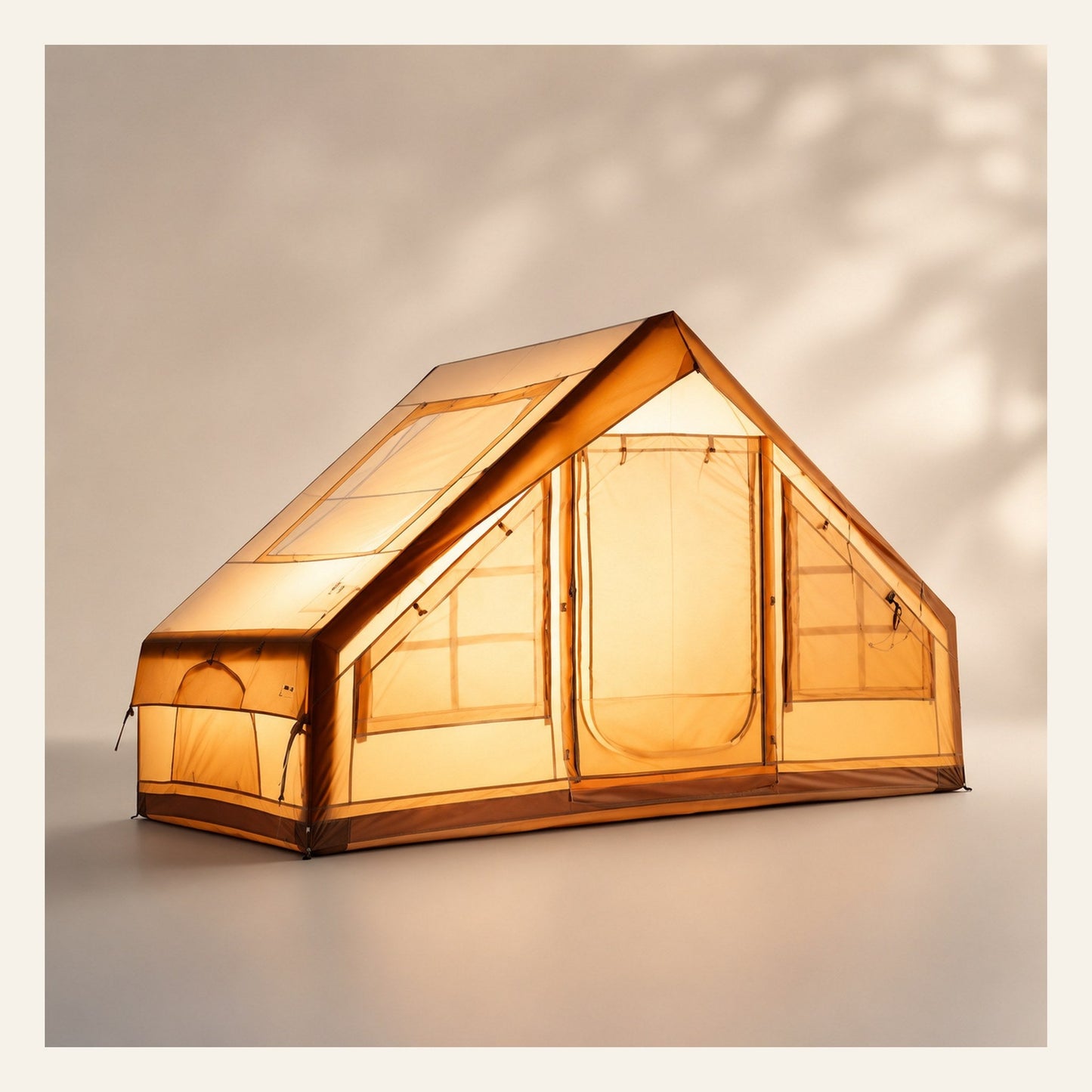 Starry Sky Basecamp Tent, editorial studio glow