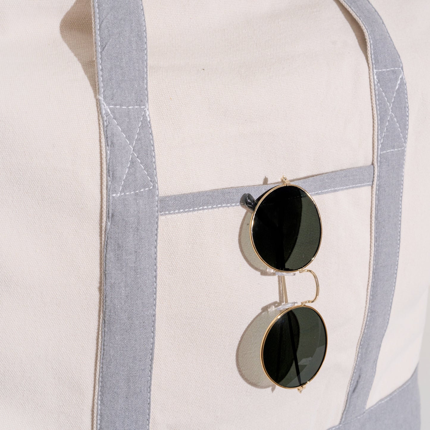 Extra-large heavy-duty organic cotton canvas tote bag