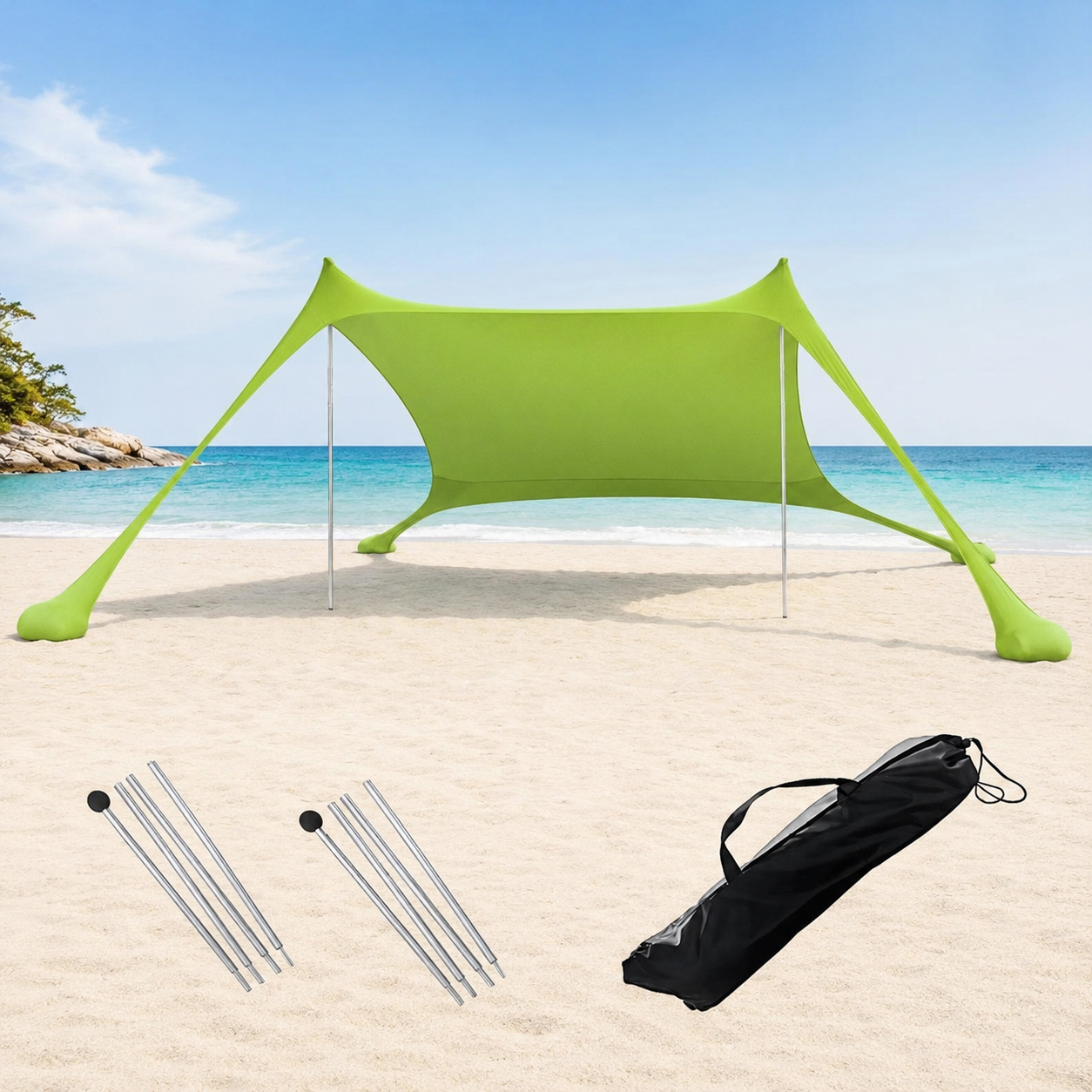 Sundeck Awning, green variant