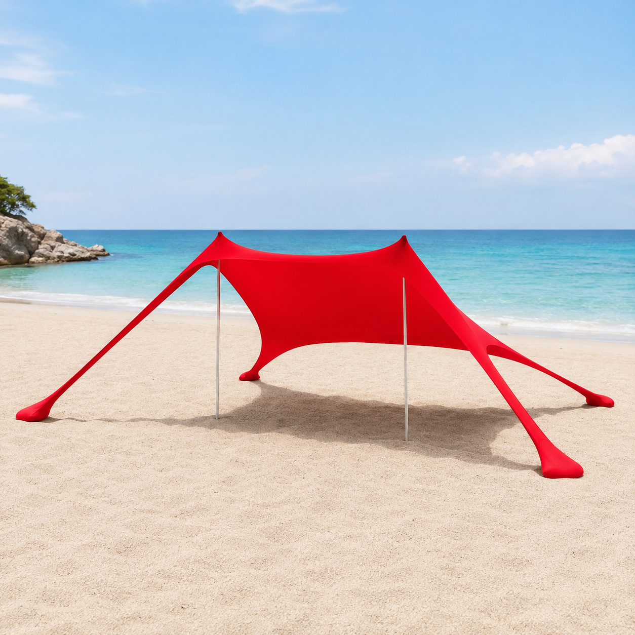 Sundeck Awning, red variant