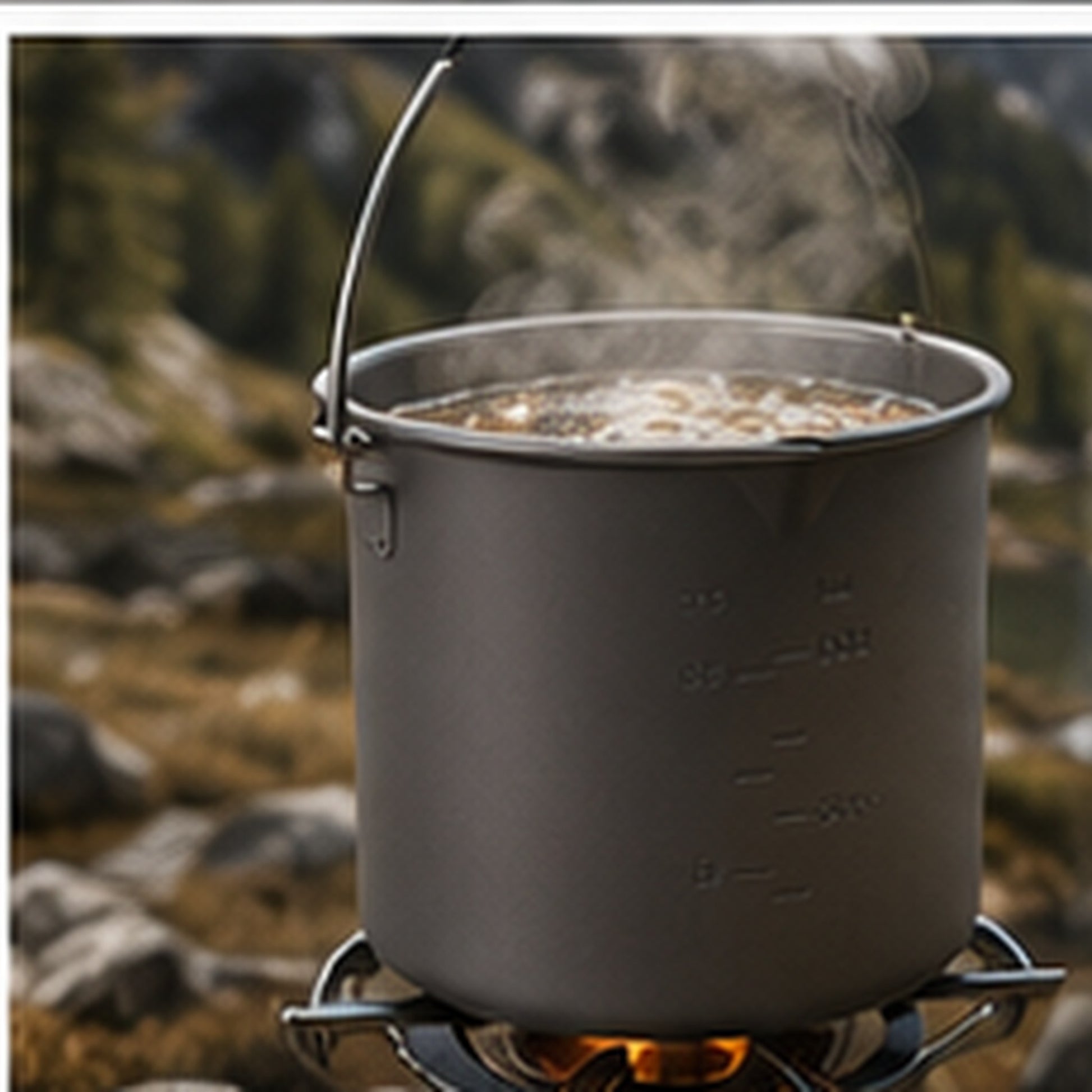 Titanium Trail Cookware Set, lifestyle shot