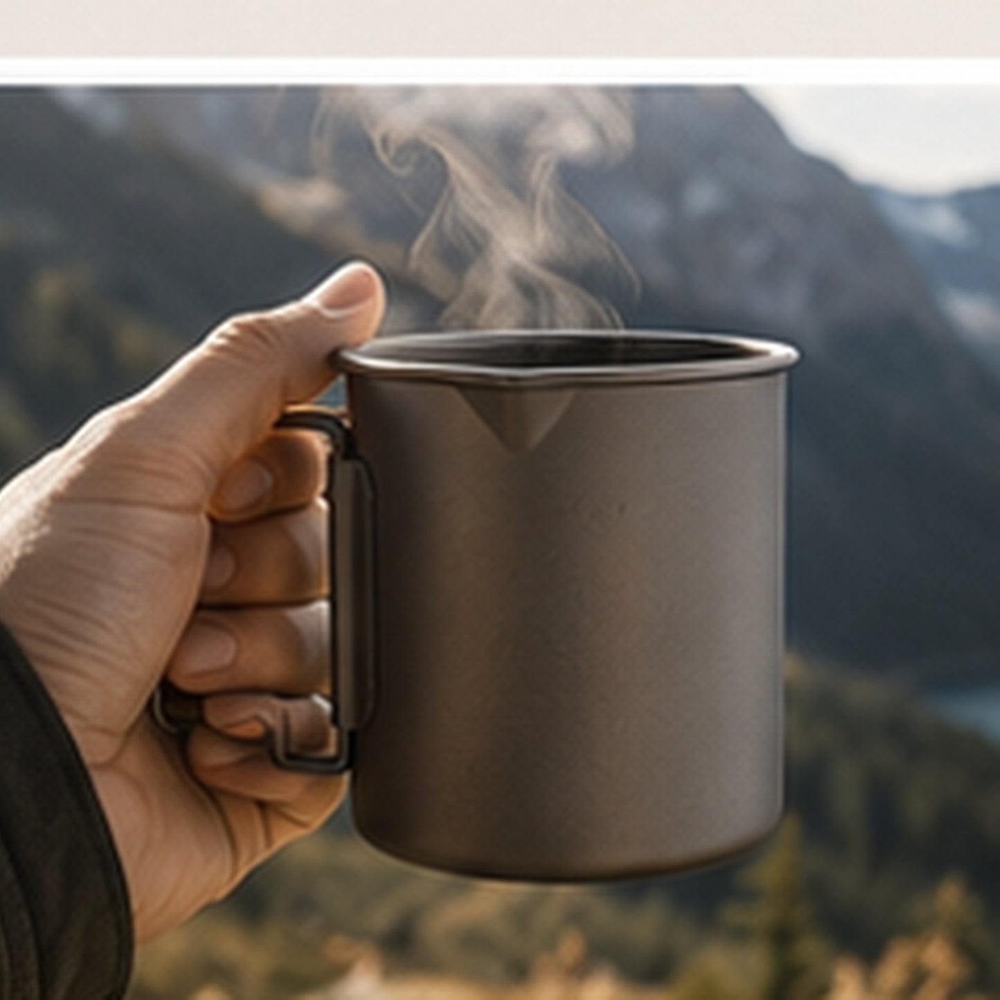 Titanium Trail Cookware Set, scale reference