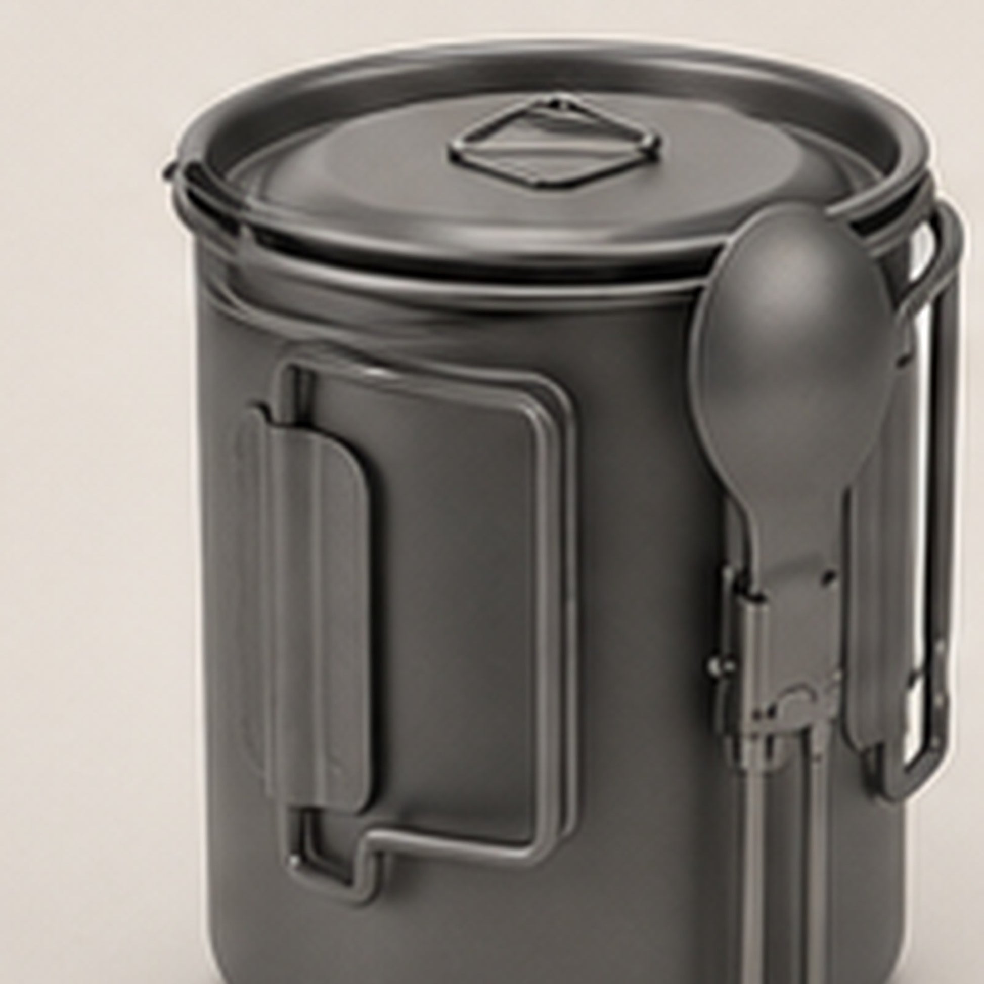 Titanium Trail Cookware Set, nested for packing